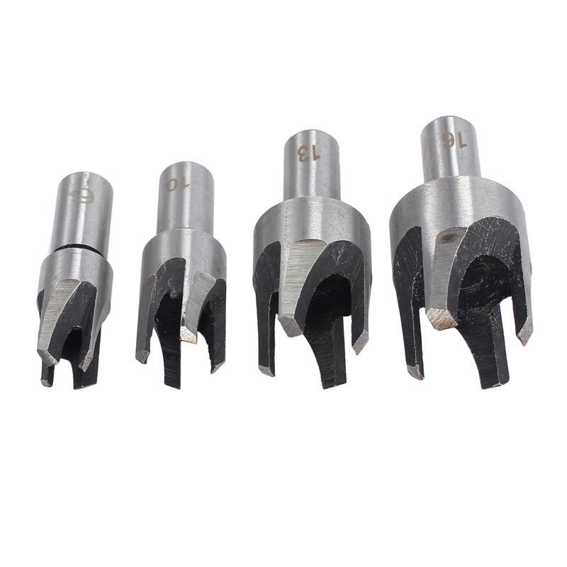 8X Wood Plug Hole Cutter Set Cutting Tools 10mm Shank Drill Bit Cork Dowel Maker 8X Wood Plug Hole Cutter Set Cutting Tools 10mm Shank Drill Bit Cork Dowel Maker