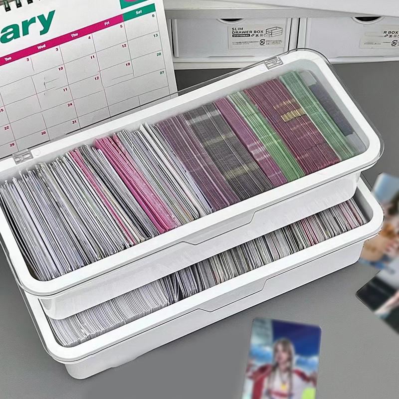 1Pcs Dust-Proof Makeup Storage Box Simple With Lid Drainage Chopstick Cage Rectangular Plastic Stationery Container Students