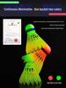 Luminous Windproof Outdoor Badminton Shuttlecock - Durable, High Elasticity, Unbreakable, and Wind Resistant.