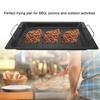 Stainless Steel NOn Sticky Barbecue Pan Frying Pot Grilling Plate Cookware