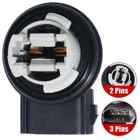 1PC Headlight Brake Lamp Bulb Socket Fit for Ford F250 F350 2U5Z13411DA