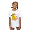 The Lion King Mädchen Simba Pastell T-Shirt