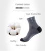 5 Pairs Cotton Sock for Men Sport Breathable Soft Letter Fashion Sneakers High Elastic Middle Tube Stocking Towel Sox Summer