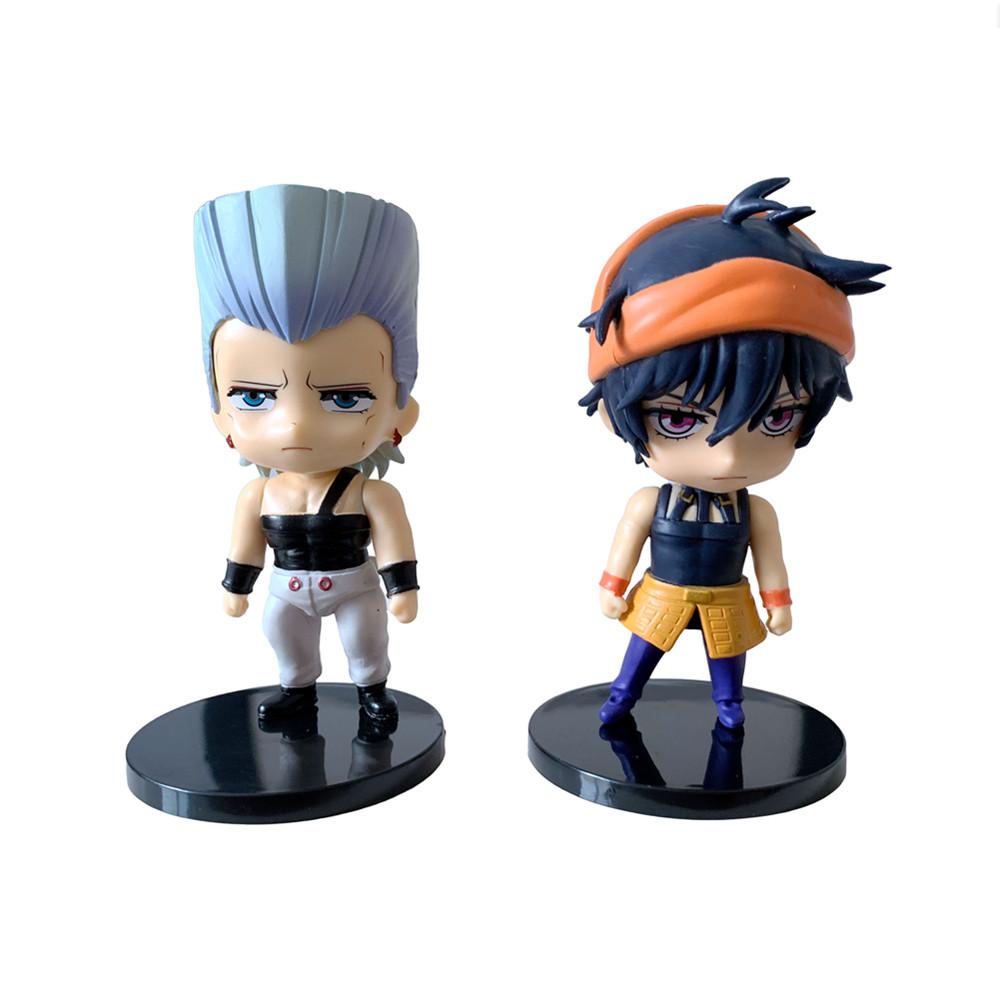 1 Pc Anime JOJO's Bizarre Adventure Golden Wind Action Figures Kujo Jotaro Narancia Ghirga Giorno Giovanna PVC Model Kid Toy