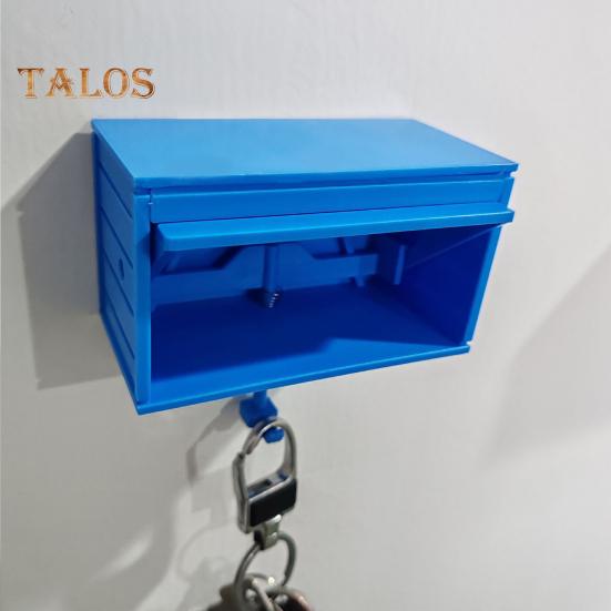 Car Garage Key Holder with Opening Door Wall Mount Key Organizer Hook Multi-purpose Entryway Key Storage Rack Decoration