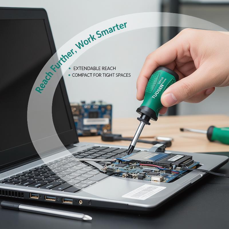 Magnetic Screwdriver Set With Non Slip Grip Durable Steel Shaft Perfect For Home Repair Diy Projects