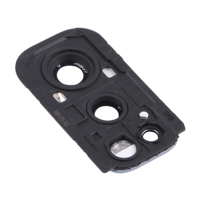 

For OnePlus Nord 2 5G Back Camera Lens Ring Cover with Glass Lens (without Logo) Grey