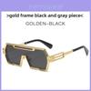 Óculos de Sol Quadrados Cyberpunk Com Lentes de PC Uv400 Para Esportes ao Ar Livre e Moda