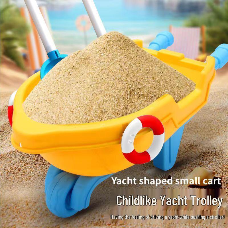 Lekeplasssett for barn til strand og hage: Sandformer, spader og timeglassverktøy