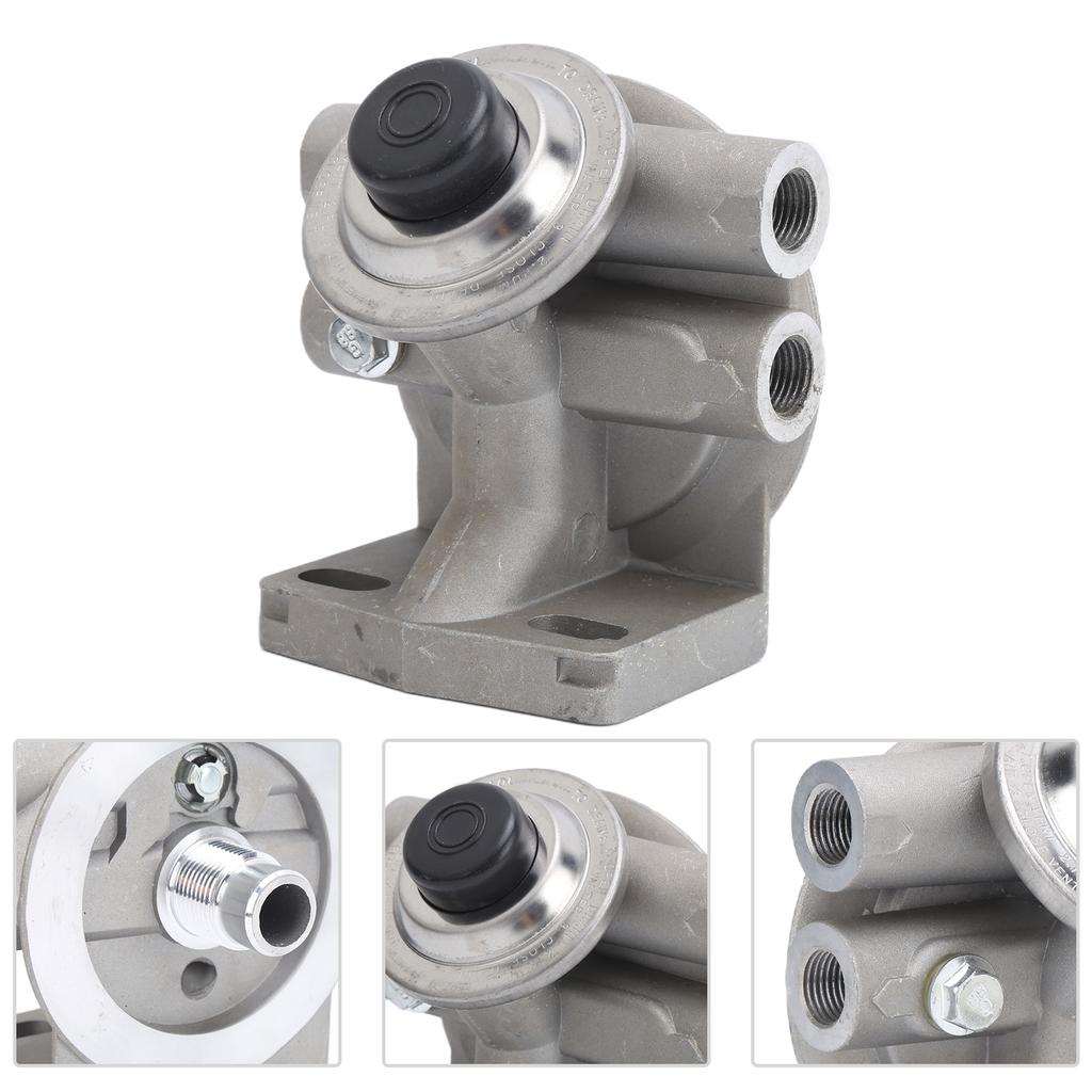 Oil Filter Base Hand Priming Pump Fuel Filter Mounting Base M16X1.5MM 1‑14" Spin On Mount