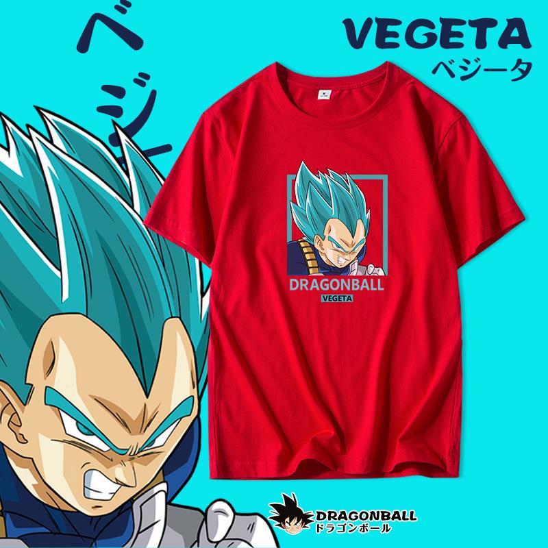 Dragon Ball 2026 New Hot Summer Trendy Hit Cartoon T-shirt Ins Tide Brand Boys and Girls Couple Wear Crew Neck Top Clothing