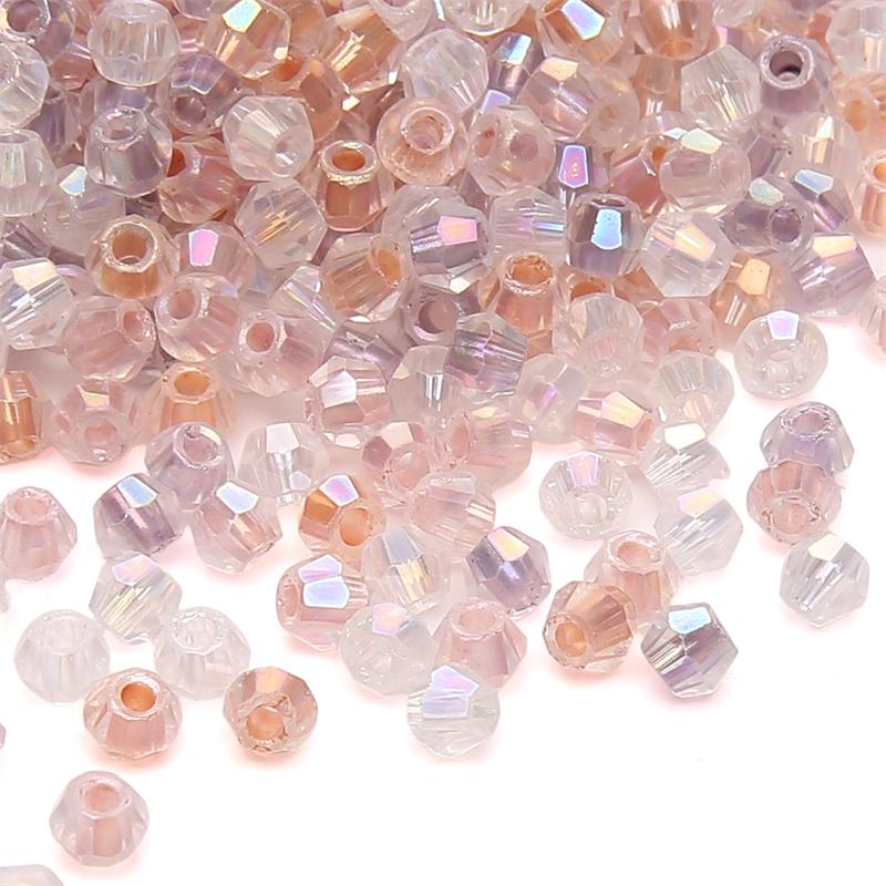 

4 мм 10 г/пакет ограненные цветные хрустальные бусины DIY браслет ожерелье серьги ювелирные аксессуары 4mm 10g/bag