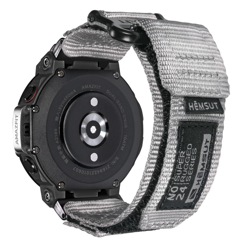Řemínky Hemsut Kompatibilní s Amazfit T-rex2 3 Řemínek na hodinky Nylonový Pro Muže Sportovní Vojenský Styl