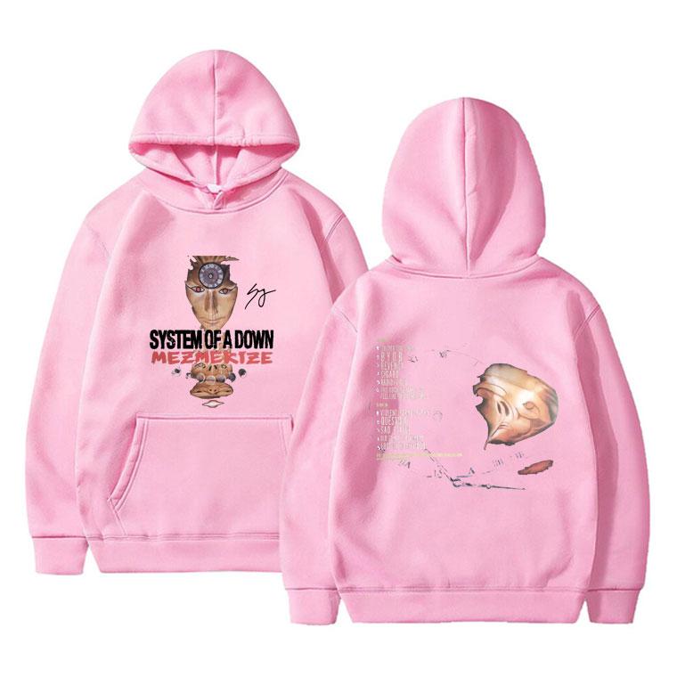 System of a Down Mezmerize Grafik-Hoodie der 90er Jahre – Herrenmode, Oversized Streetwear, Alternative Metal Sweatshirt