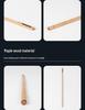 Maple Wood Flute Cleaning Rod with Inner Wall Wiping Cloth for Instrument Maintenance