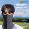 Sun Protection Cycling Face Mask, Hanging Ear Mosquito-Proof Neck Guard Mask, Face Covering, Ice Silk UV Protection, Three-Dimensional Sunshade