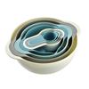 Creative Multifunctional Salad Bowl 8 Piece Set Baking Measuring Cups Measuring Spoons Tools Kitchen Combo Drainer Basket Wash Basin