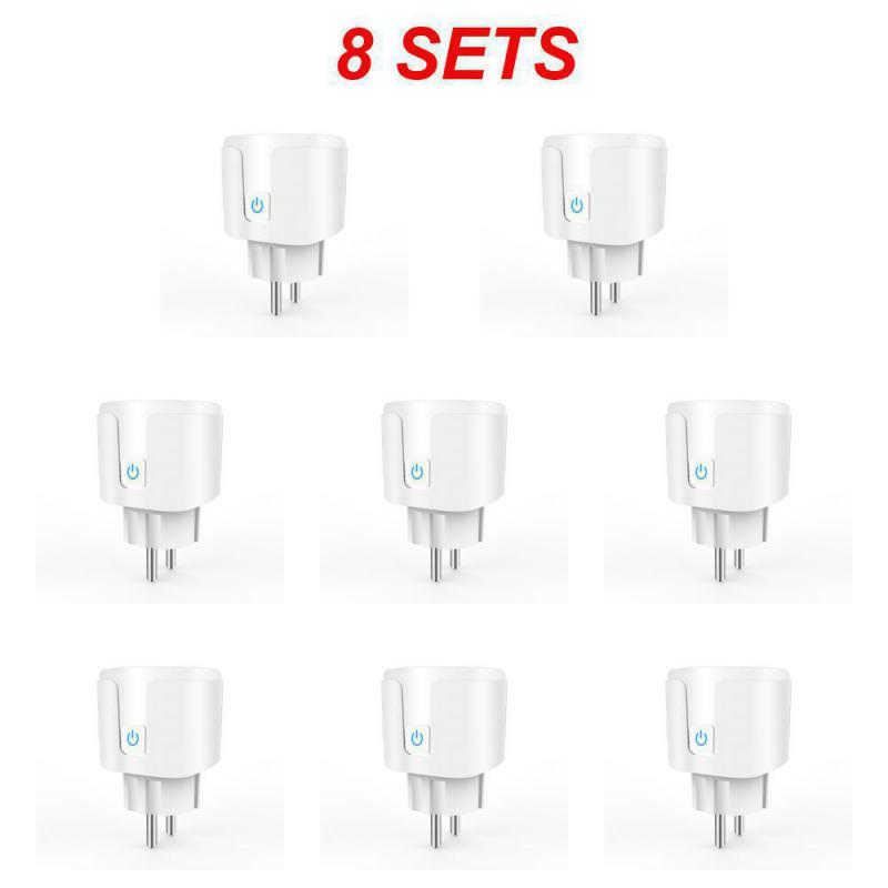 EWelink WiFi Smart Socket 20A EU Plug With Power Monitoring Timing Outlet Smart Home Voice Control With Alexa Google Home Alice