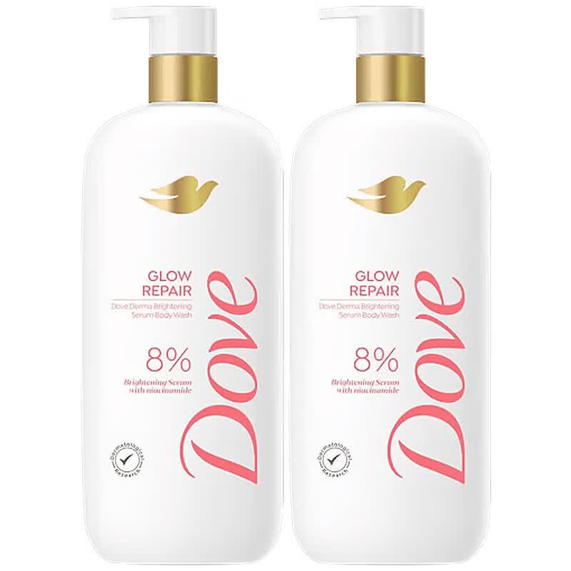 Dove Pro-Glow Осветляющий гель для душа, двойная упаковка