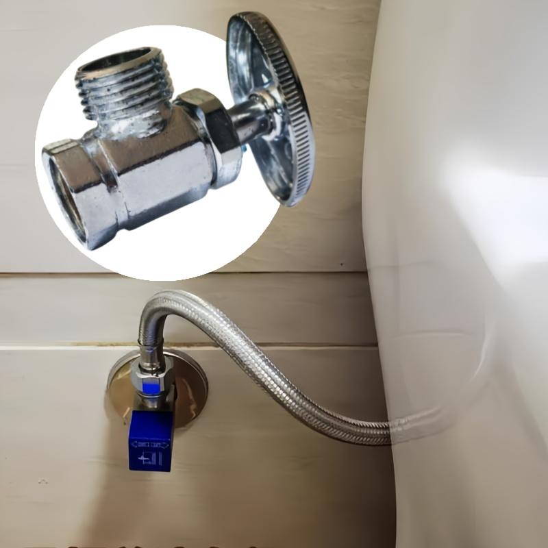 6 Stück Polierte Zinklegierung 1/2" Eck-Absperrventile - Modern, Langlebig, Benutzerfreundlich für Außenwasserhähne & Rasenpflege
