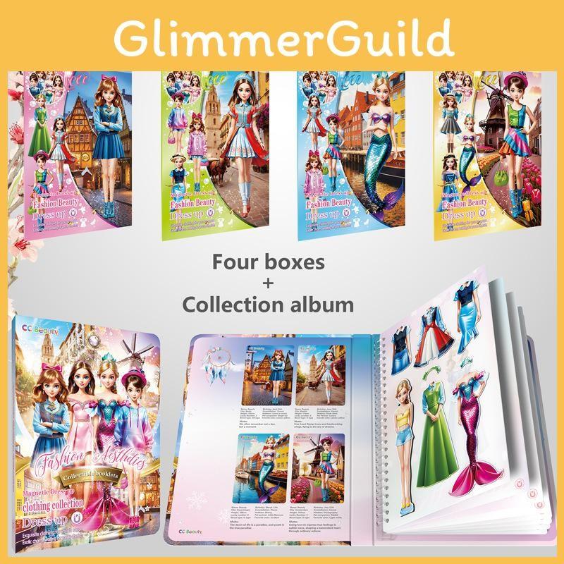 Dress Up Magnetic Toys Magnet Paper Princess Girl Toddler Travel Activities