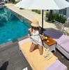 Korean Romantic Skirt-Style Two-Piece Swimsuit with Hollow Out Sling for Hot Springs