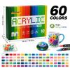 Student Art Double-Ended Acrylic Markers Set - Soft & Hard Tips, Professional Quality