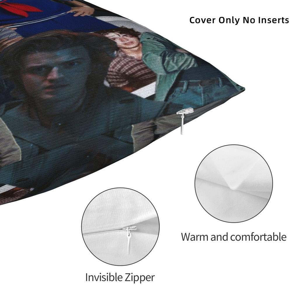 Steve Harrington Pillowcases  Retro Trendy Pillow Case For Sofa Bedroom Home Decor Comfy Pillow Cover