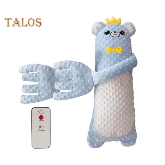 Polštářek Baby Patter s dálkovým ovládáním a funkcí vyhřívání Tvar husy Pomůcka na spaní pro miminko Zklidnění emocí Úzkost Opěrka na paži Dětské uklidnění