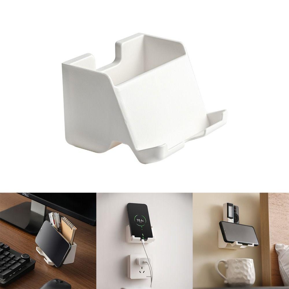 

ABS Remote Control Organizer Wall Mounted Pen Container Multifunctional Wall Storage