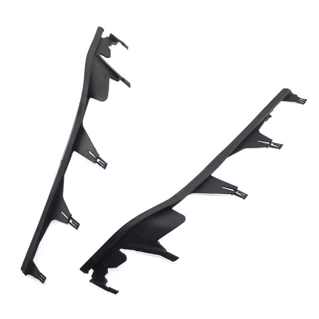 Left & Right One Pair Upper Headlight Cover Strips Replacement for BMW 3 Series E46 98 01(4 Door)