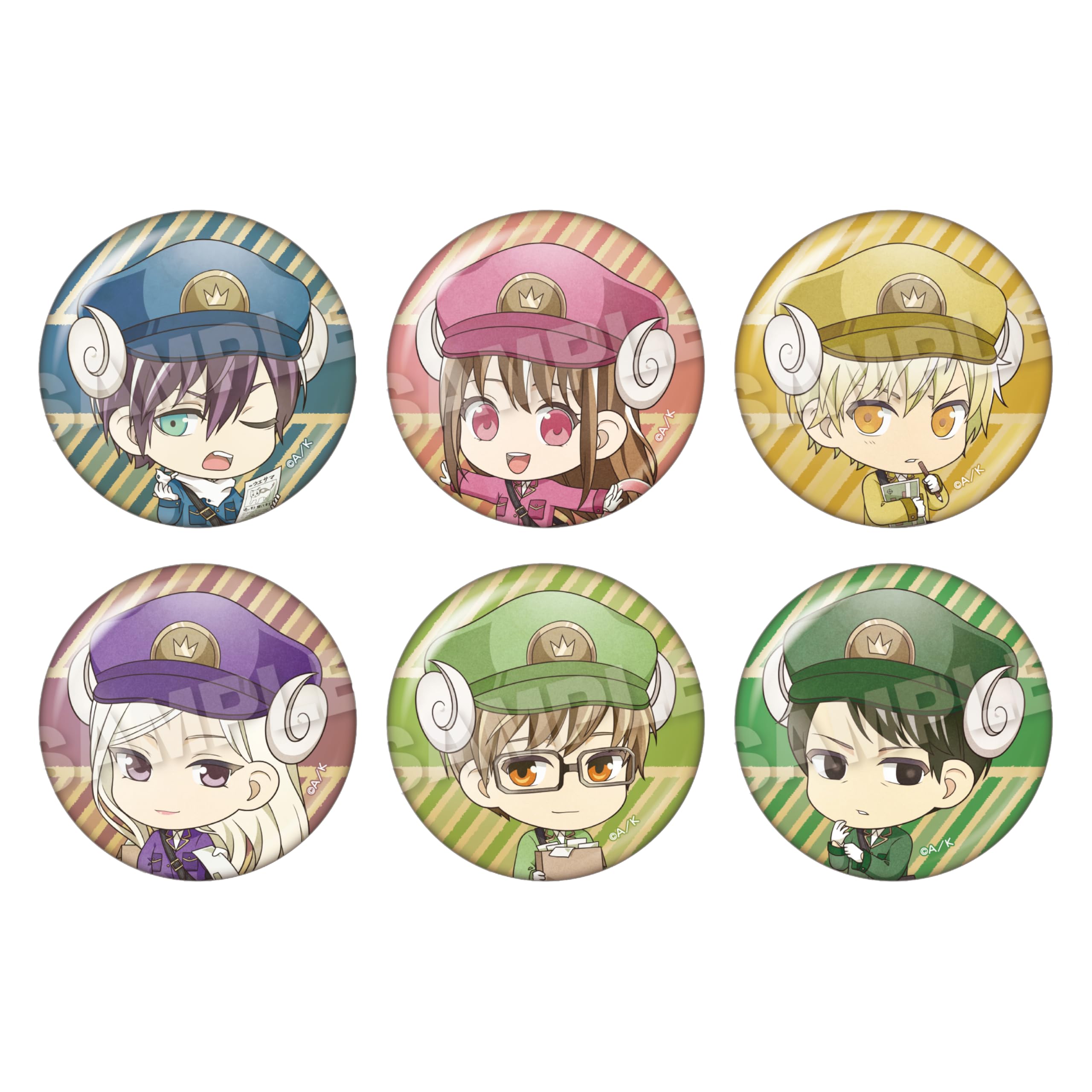 Noragami Trading Otodoke Meru Can Badge Box 6-piece