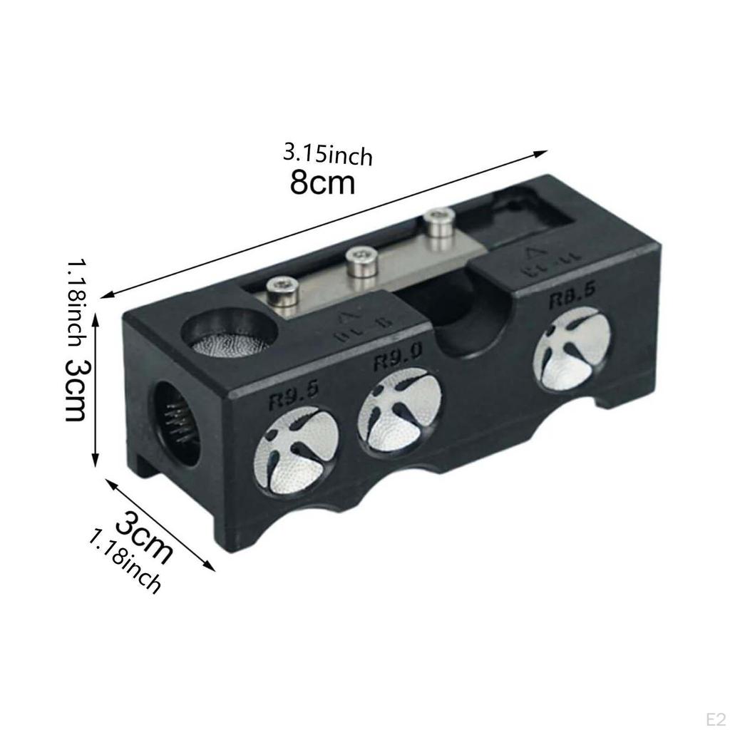 Ferramenta de modelagem de ponta de taco de sinuca, polimento de manutenção, acessórios, kit de reparo para snooker