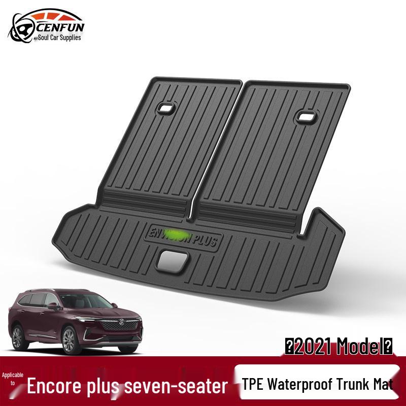 2021 Buick Enclave Trunk & Tail Box Mat - Eco-Friendly, Waterproof, Odorless, Wear-Resistant TPE