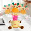 JISON21 Dancing Giraffe Recording and Dancing Plush Toy with Adjustable Talking and LED Includes Embroidered Eyes and A Perfect Gift for or any Toy,
