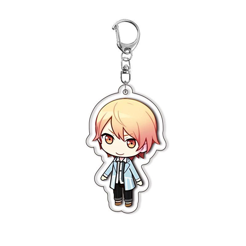 PJSK Kawaii Cute Anime Characters Acrylic Keychain Ornaments Girls Cartoon Backpack Charm Keyring Jewelry Accessories Gifts Toys