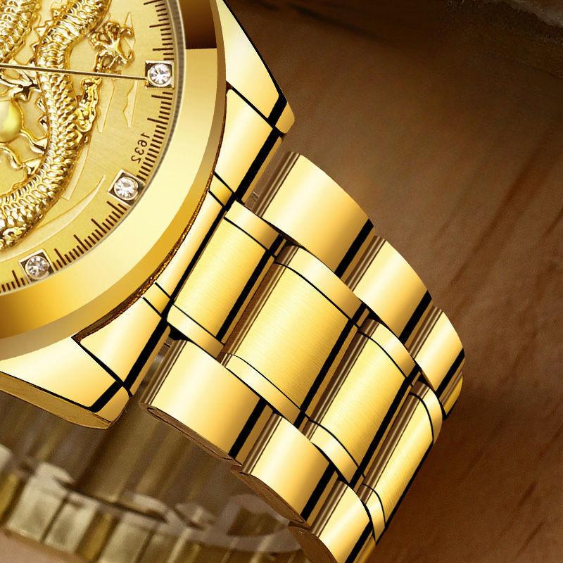 New Dragon Watch Men's Watch Business Waterproof Fashion Quartz Watch Men's Watch Automatic Non-mechanical Watch