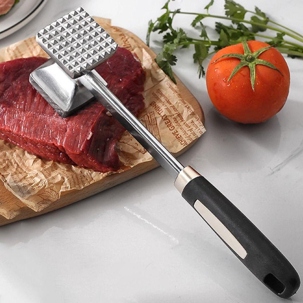 Aluminum Zinc Zinc Alloy Meat Tenderizer Square Head Beef Tenderizer Loose Meat Hammer  Restaurant