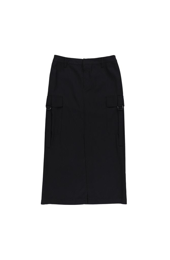 Mea Cargo Long Skirt [Black]