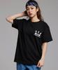 CREAM SODA LAB [2Pack] Usa Basketball Small Logo Short Sleeve T-Shirt Black (White) White (Black)
