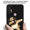Dog Cute Animal Soft Case For Motorola G60 G30 Edge 20 30 G22 G9 Play G52 G8 G9 Power G50 One Fusion Black Phone Coque