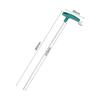 3mm 4mm Ball Head Hex key allen Wrench Hand Tool Extra Long Arm T-Handle Hex Key Wrench Chrome Steel Hexagona