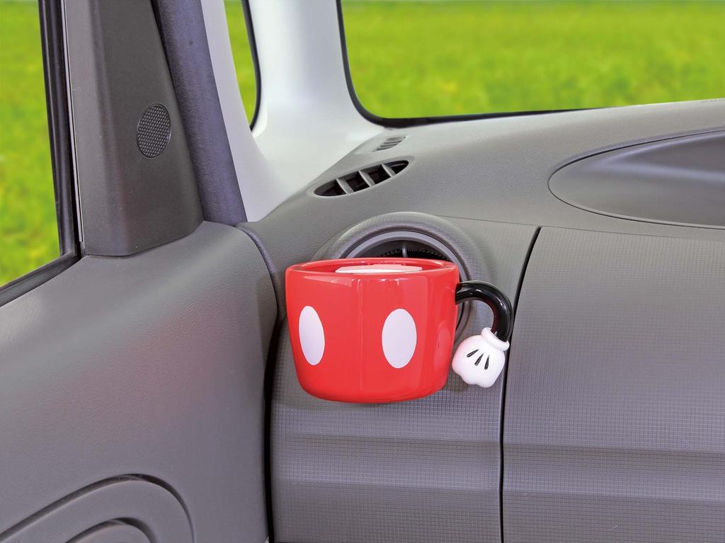 Napolex Drink Holder Disney Car Goods AC Holder Mickey Cafe Cup Design Universal WD-276