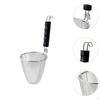Food Strainer Basket In Stainless Steel for Rinsing Pasta And Dumplings
