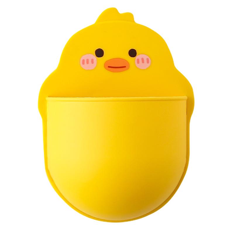 Cute Wall-Mounted Storage Box for Remote, Phone, and Electronics