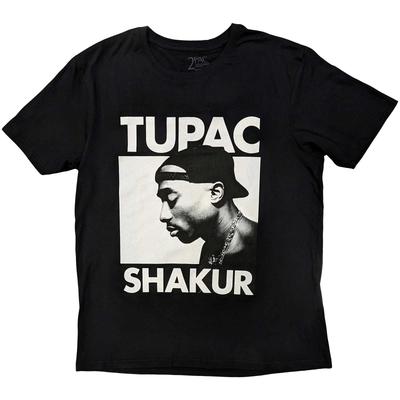 T-shirt Ufficiale Tupac Occhi Chiusi Uomo Unisex