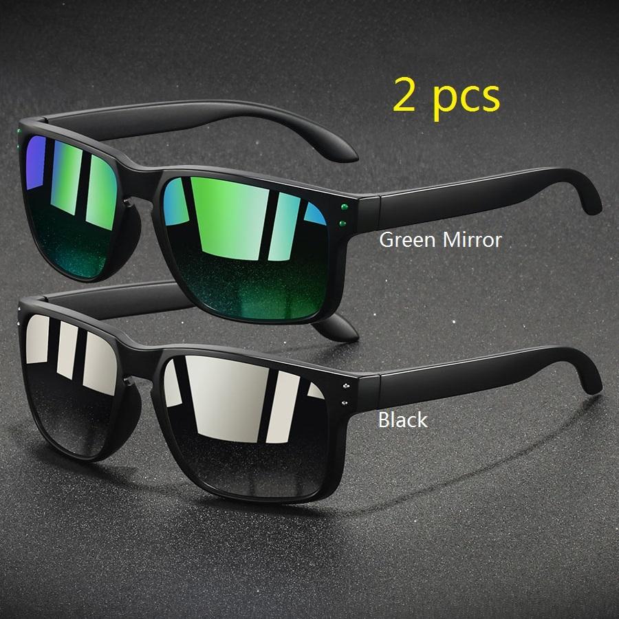 Fashion Metal Nail Decoration Vintage Sunglasses  Men Women Driving Fishing Brand Designer Sun Glasses Man Shades UV400 Eyewear