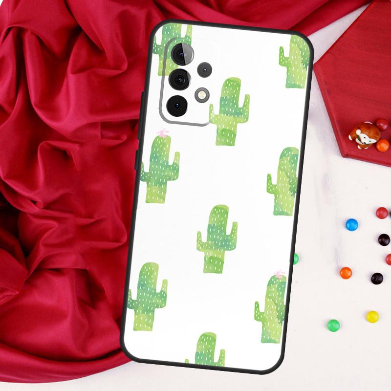 CACTUS BANANA RETRO VINTAGE SUMMER For Samsung Galaxy A56 A36 A26 A16 A05 A06 A22 A32 A52 A54 A34 A14 A55 A15 A53 A33 A35 Case
