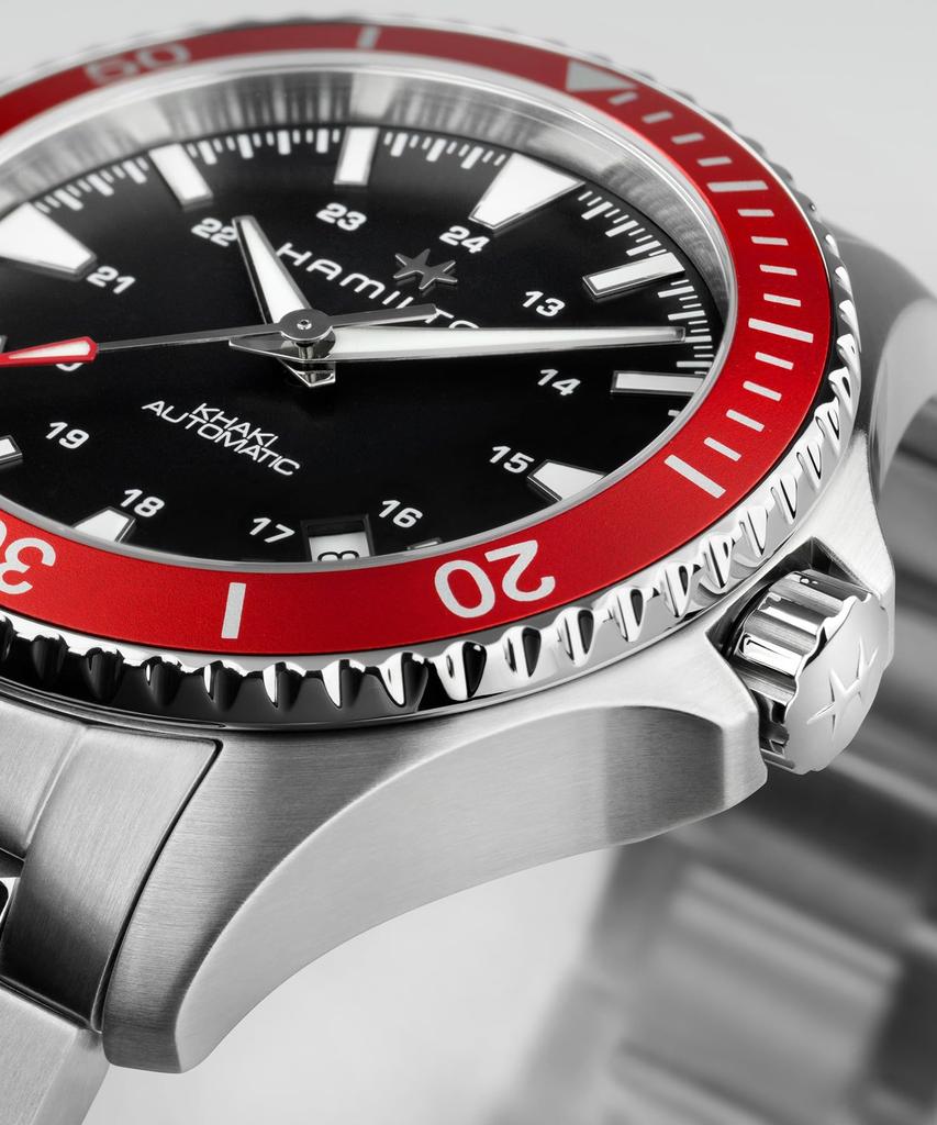 Hamilton Khaki Navy Khaki Scuba Automatic Gent Authentic Watch, H82405130, Warranty. [Official Import]