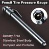 5PCS Pencil Tire Pressure Gauge 5-50PSI Mechanical Air Gage with Pocket Clip - Tire Pressure Checker for Cars, Pickups, RVs, Bicycles